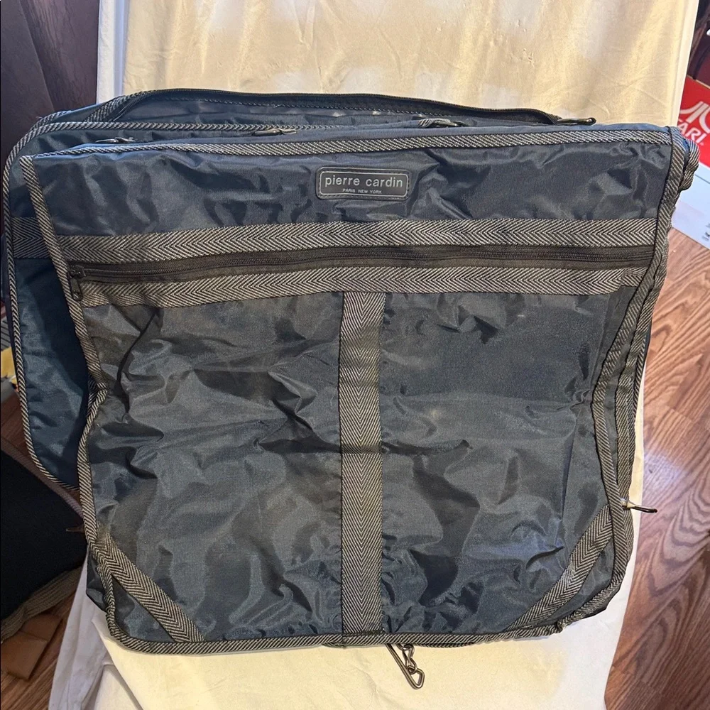 Vintage Pierre Cardin Nylon Travel Bundle Luggage Garment Bag